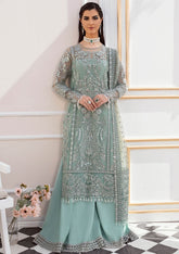 Imrozia Mint Formal Collection Net 3 Piece Unstitched Suit